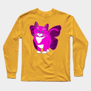 Fluttercat  Cherry Long Sleeve T-Shirt